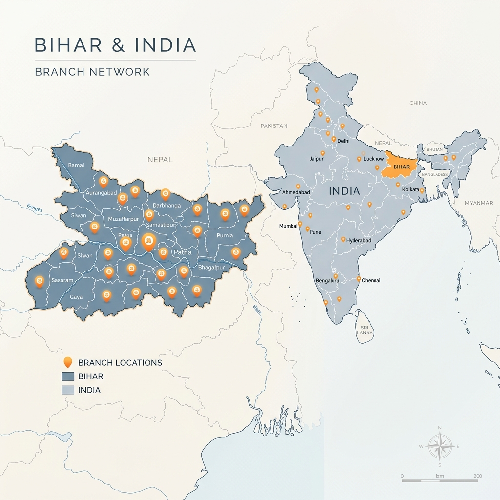 Head office & branch locator